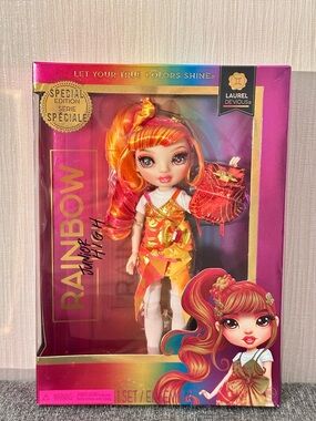Rare Rainbow Laurel Devious Special Edition Doll in Orange & Pink